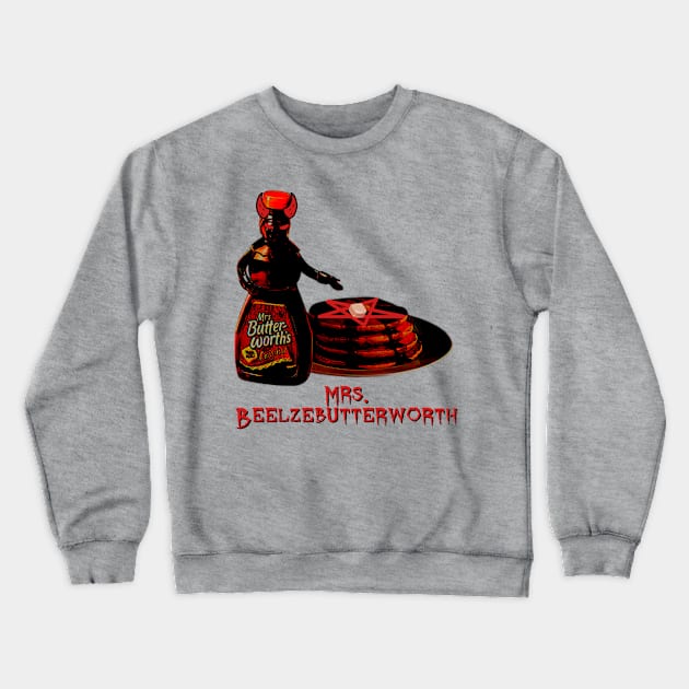 Mrs. BeelzeButterworth Crewneck Sweatshirt by The Convergence Enigma